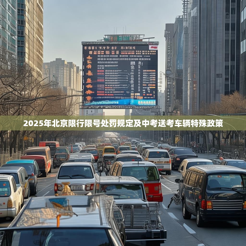 详细阅读:2025年北京限行限号处罚规定及中考送考车辆特殊政策 2025年北京限行限号处罚规定及中考送考车辆特殊政策