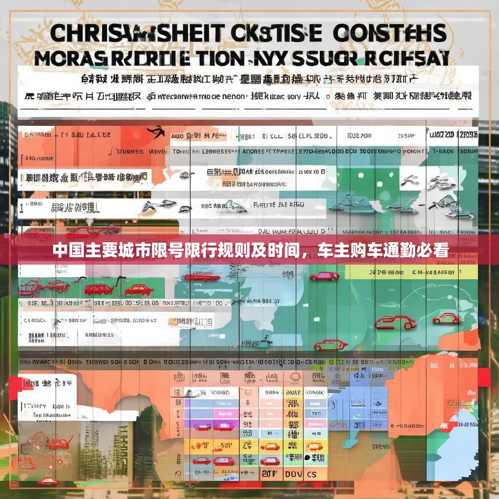 中国主要城市限号限行规则及时间，车主购车通勤必看