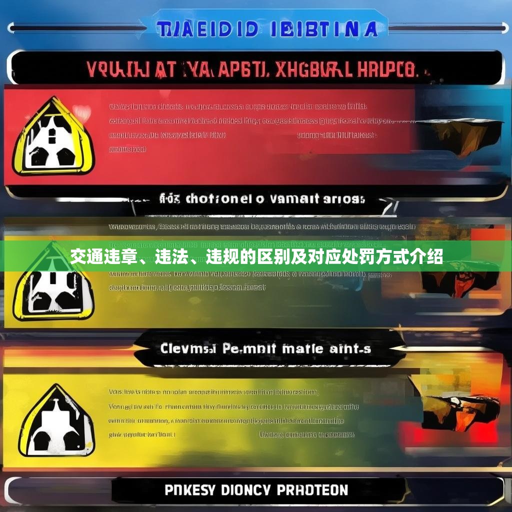 交通违章、违法、违规的区别及对应处罚方式介绍