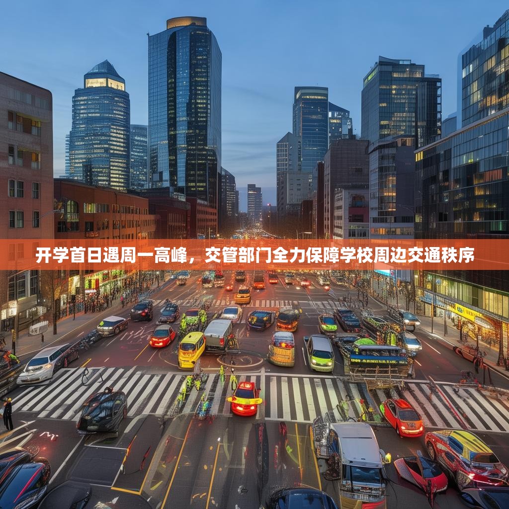 开学首日遇周一高峰，交管部门全力保障学校周边交通秩序