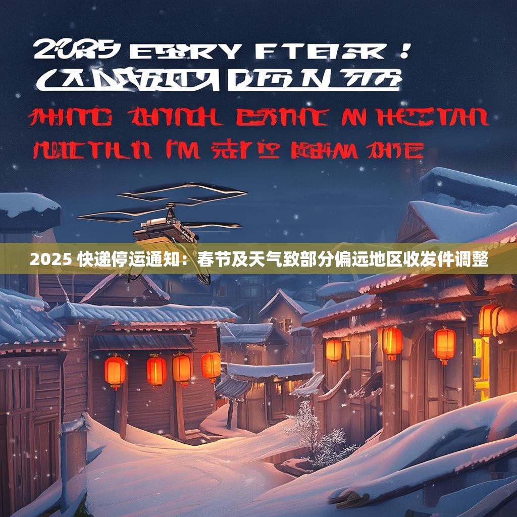2025 快递停运通知：春节及天气致部分偏远地区收发件调整