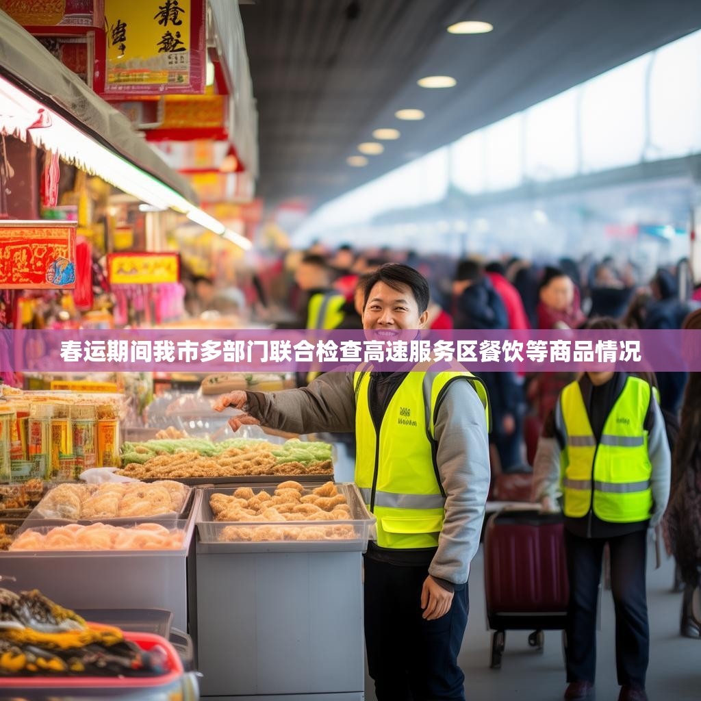 春运期间我市多部门联合检查高速服务区餐饮等商品情况