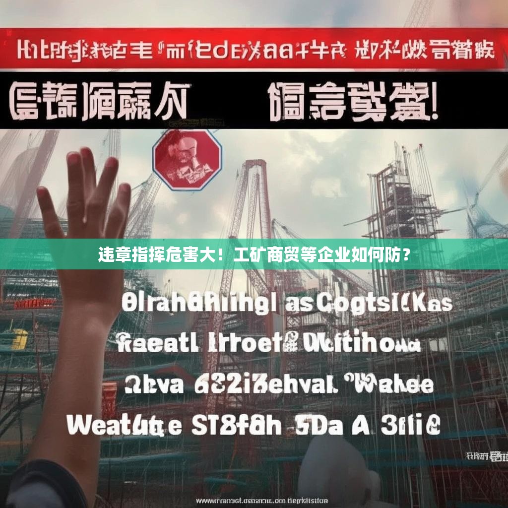 违章指挥危害大！工矿商贸等企业如何防？