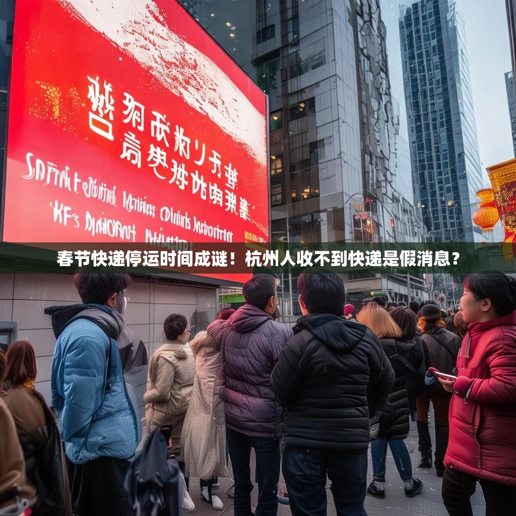 春节快递停运时间成谜！杭州人收不到快递是假消息？