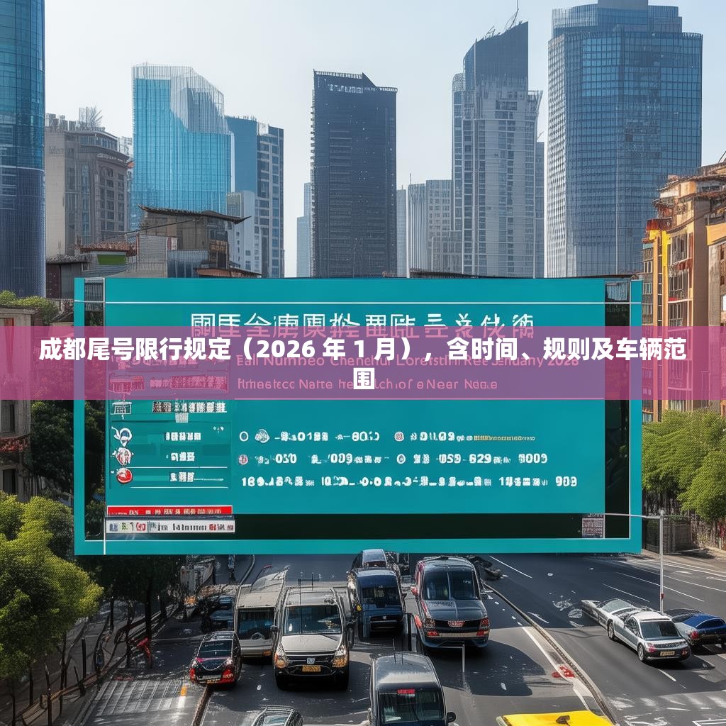 成都尾号限行规定（2026 年 1 月），含时间、规则及车辆范围