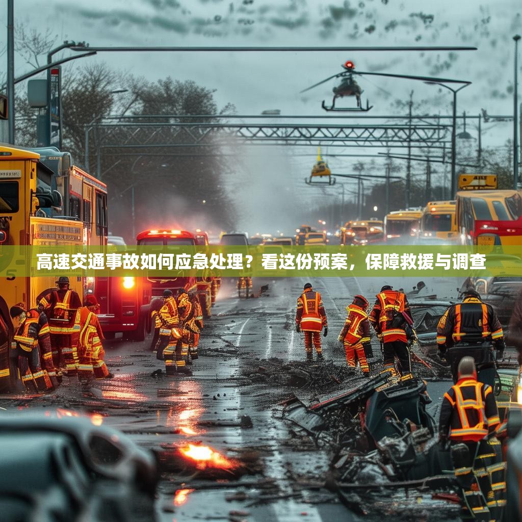 高速交通事故如何应急处理？看这份预案，保障救援与调查