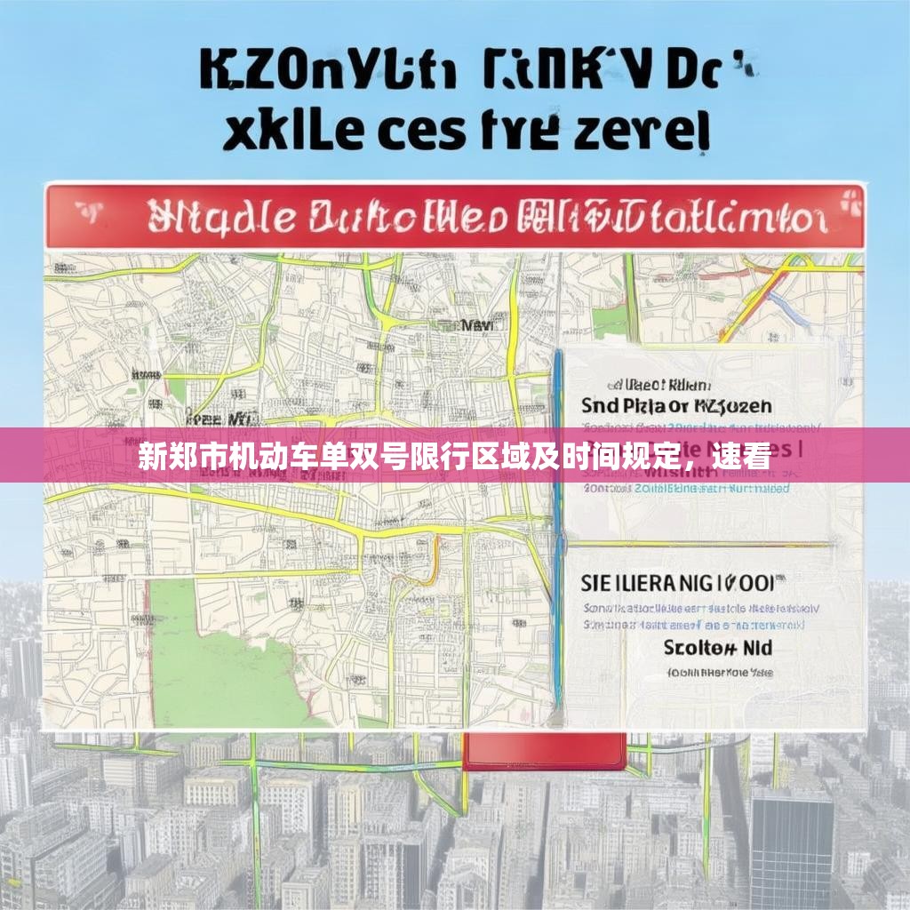新郑市机动车单双号限行区域及时间规定，速看
