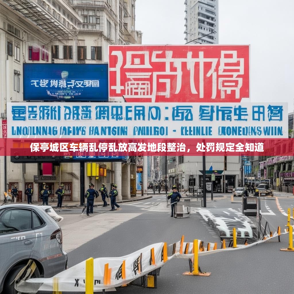 保亭城区车辆乱停乱放高发地段整治，处罚规定全知道