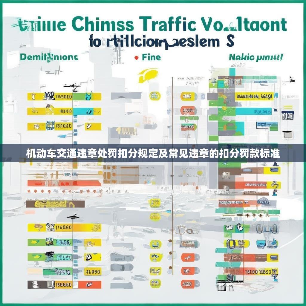 机动车交通违章处罚扣分规定及常见违章的扣分罚款标准