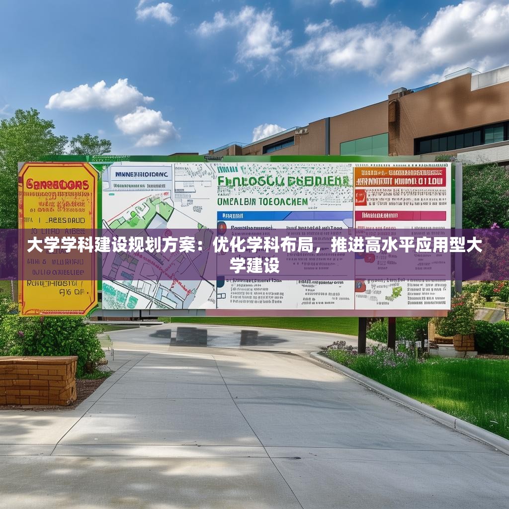 大学学科建设规划方案：优化学科布局，推进高水平应用型大学建设