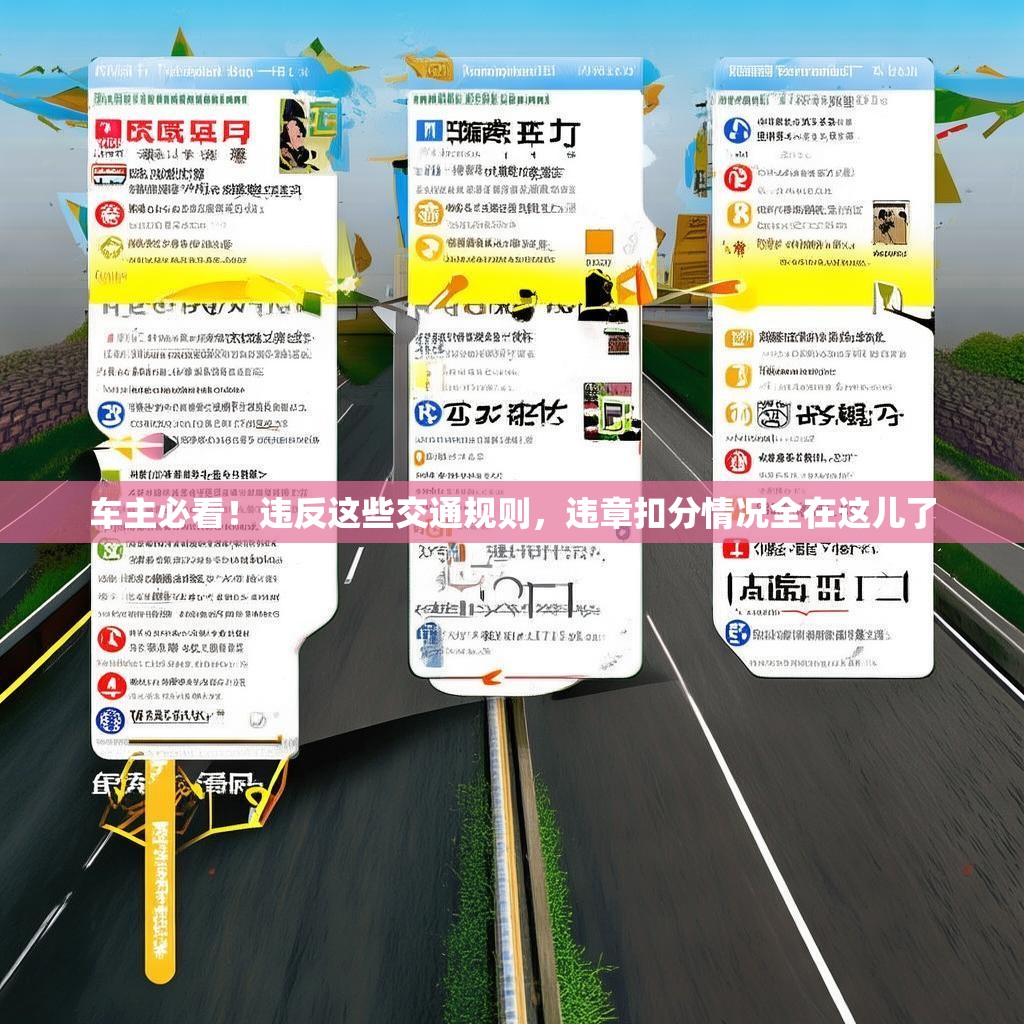 车主必看！违反这些交通规则，违章扣分情况全在这儿了