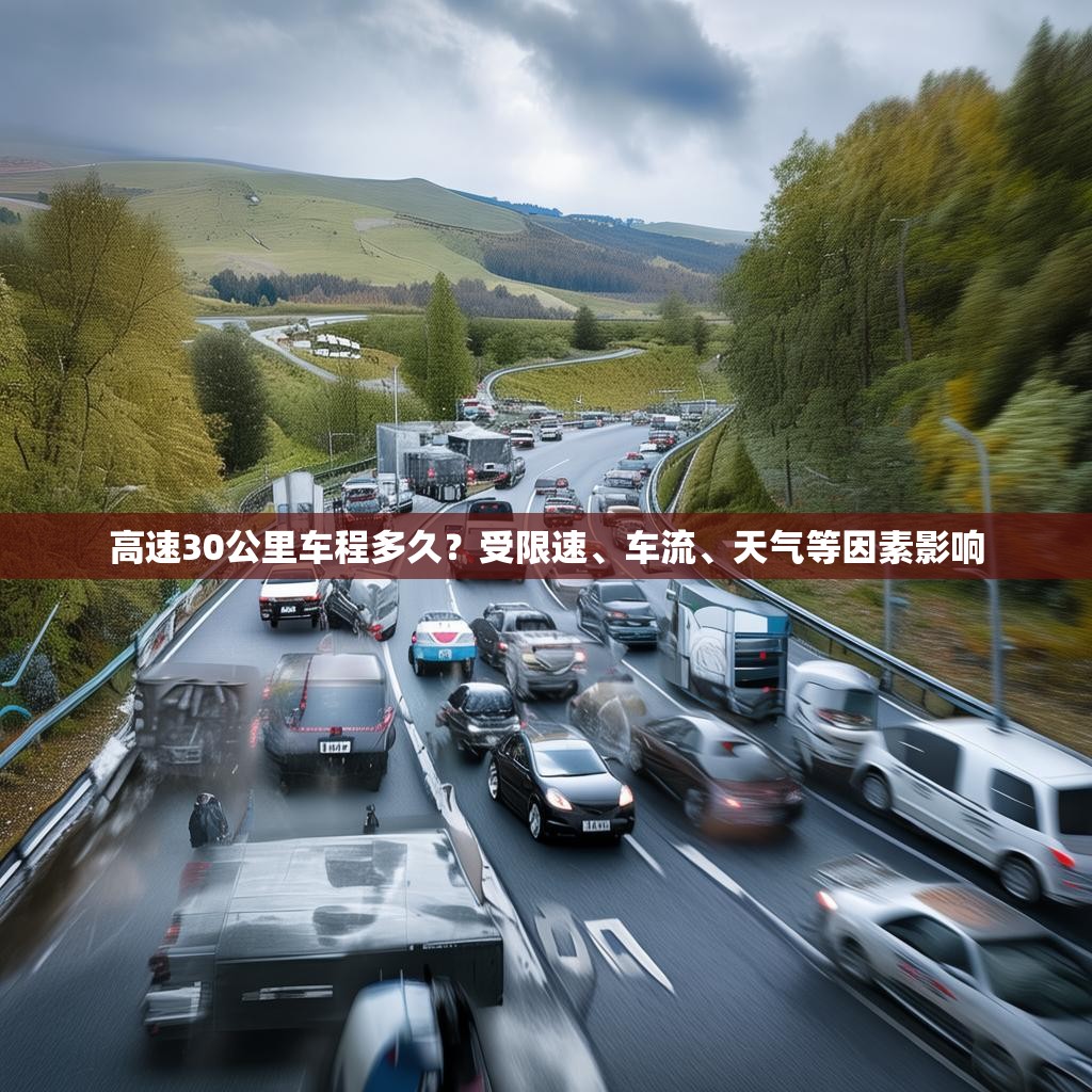 高速30公里车程多久？受限速、车流、天气等因素影响
