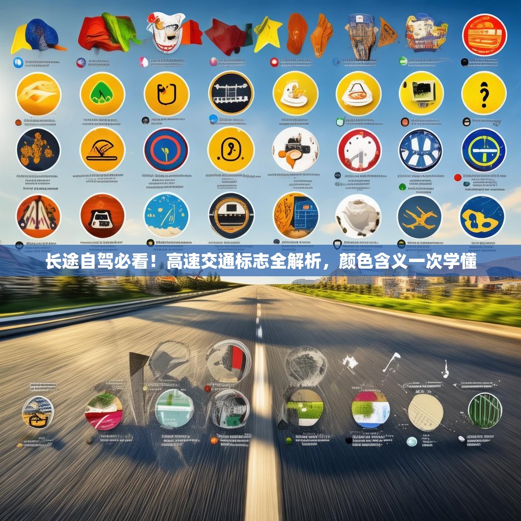 长途自驾必看！高速交通标志全解析，颜色含义一次学懂