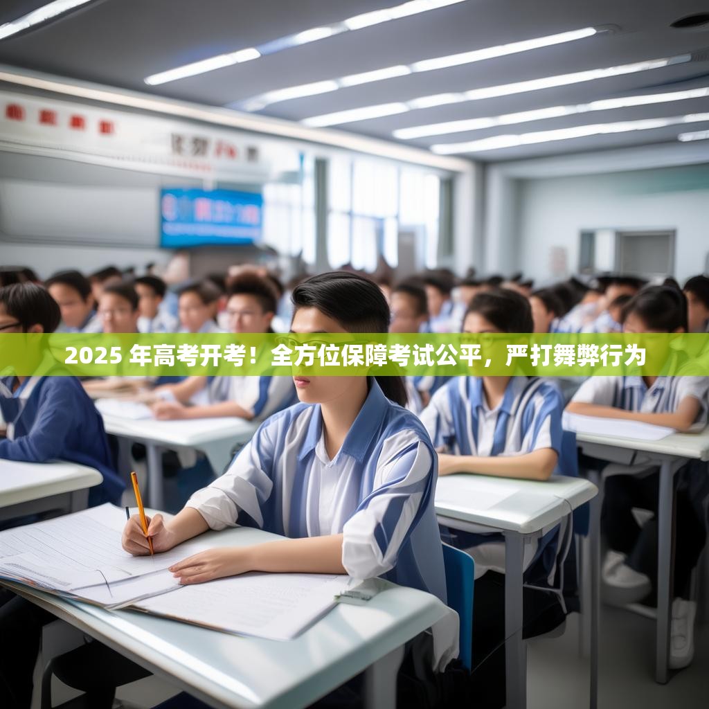 2025 年高考开考！全方位保障考试公平，严打舞弊行为