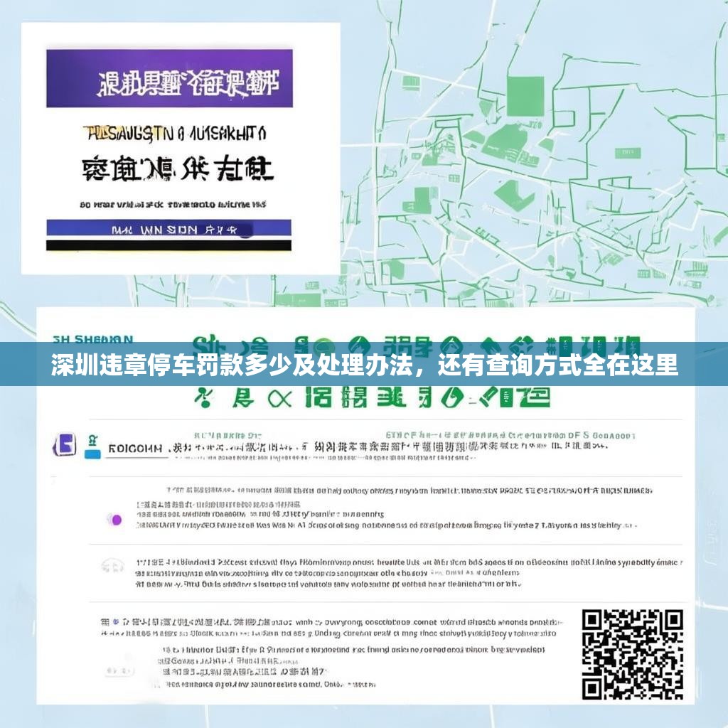 深圳违章停车罚款多少及处理办法，还有查询方式全在这里