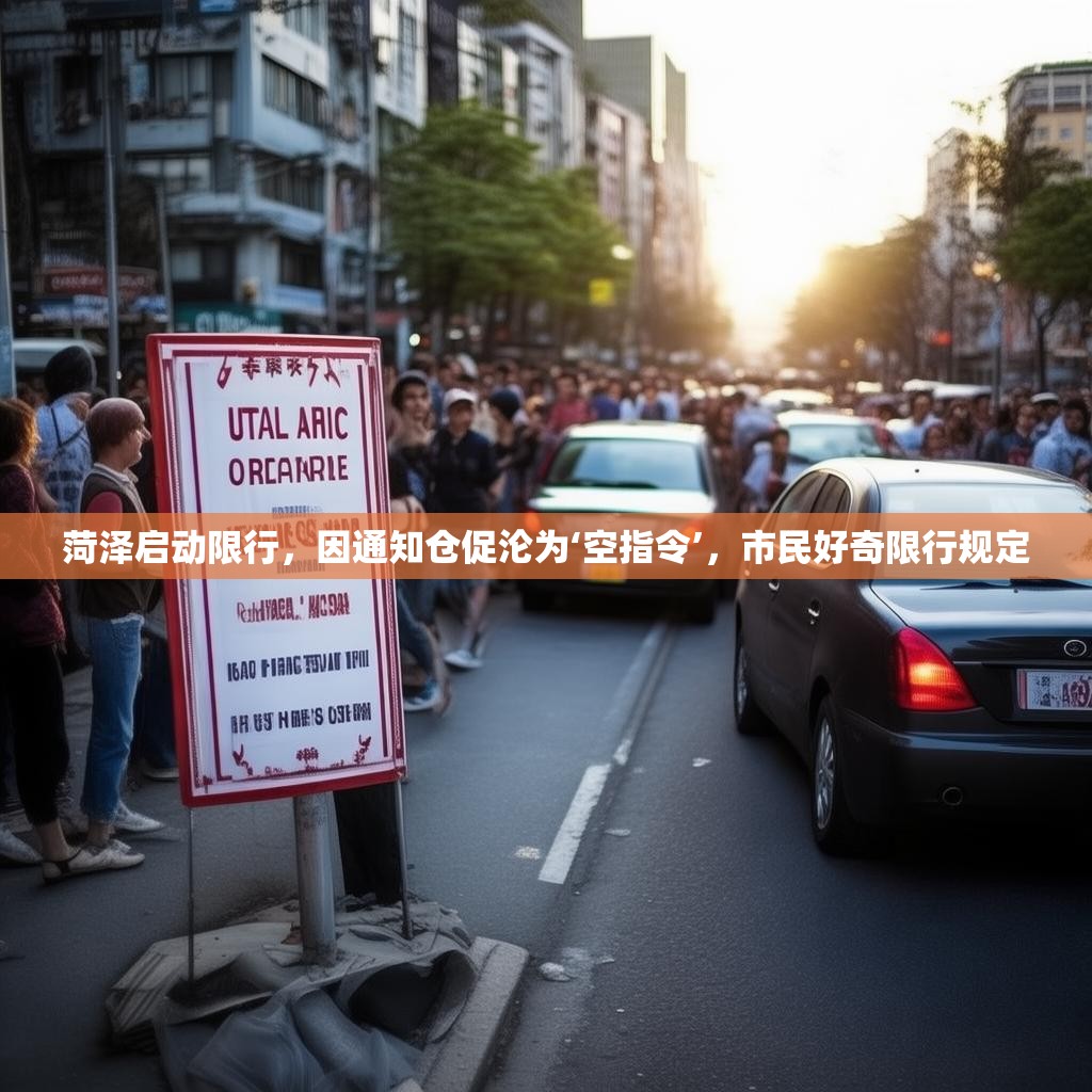 菏泽启动限行，因通知仓促沦为‘空指令’，市民好奇限行规定