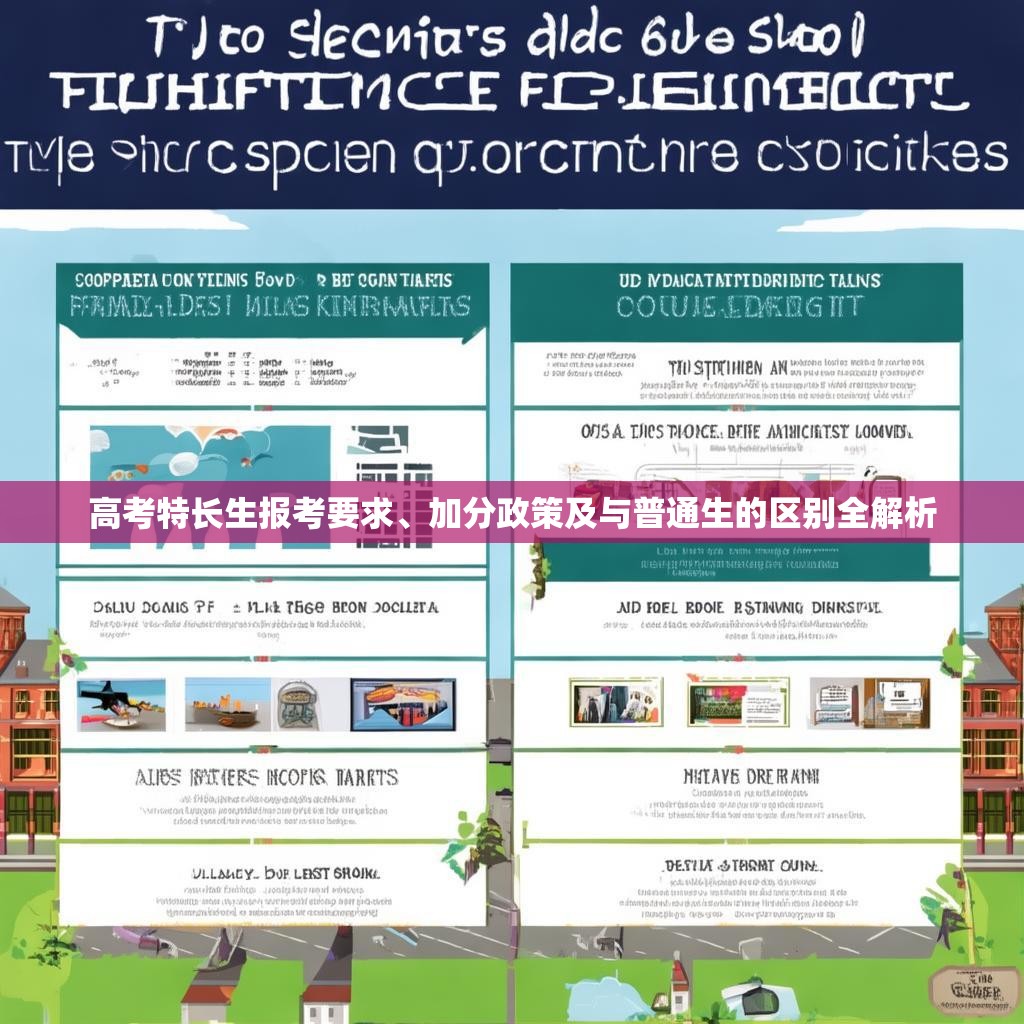 高考特长生报考要求、加分政策及与普通生的区别全解析