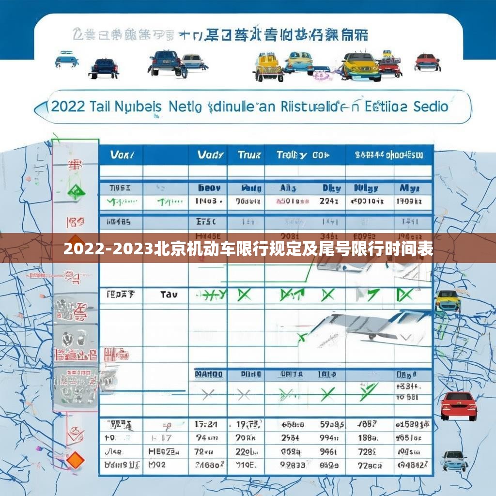 2022-2023北京机动车限行规定及尾号限行时间表 2022-2023北京机动车限行规定及尾号限行时间表