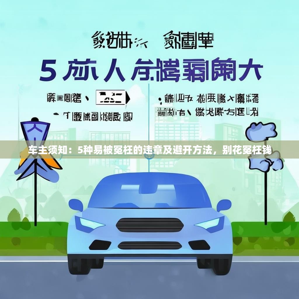 车主须知：5种易被冤枉的违章及避开方法，别花冤枉钱