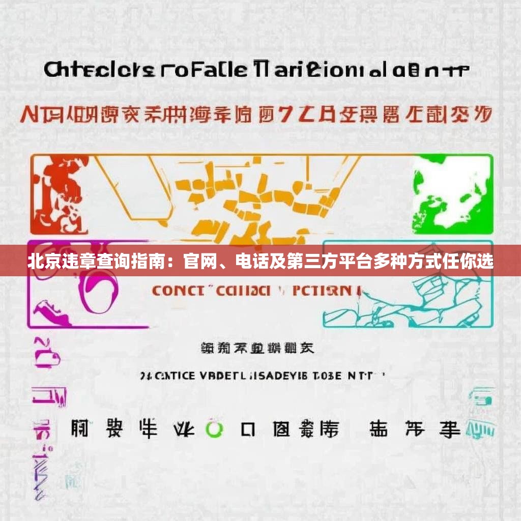 北京违章查询指南：官网、电话及第三方平台多种方式任你选