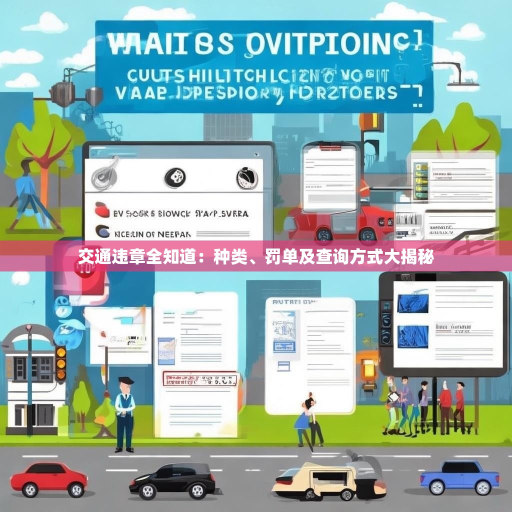 交通违章全知道：种类、罚单及查询方式大揭秘