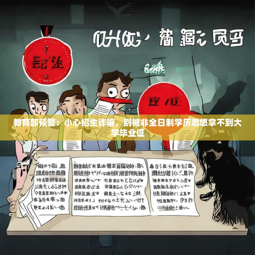 教育部预警：小心招生诈骗，别被非全日制学历忽悠拿不到大学毕业证