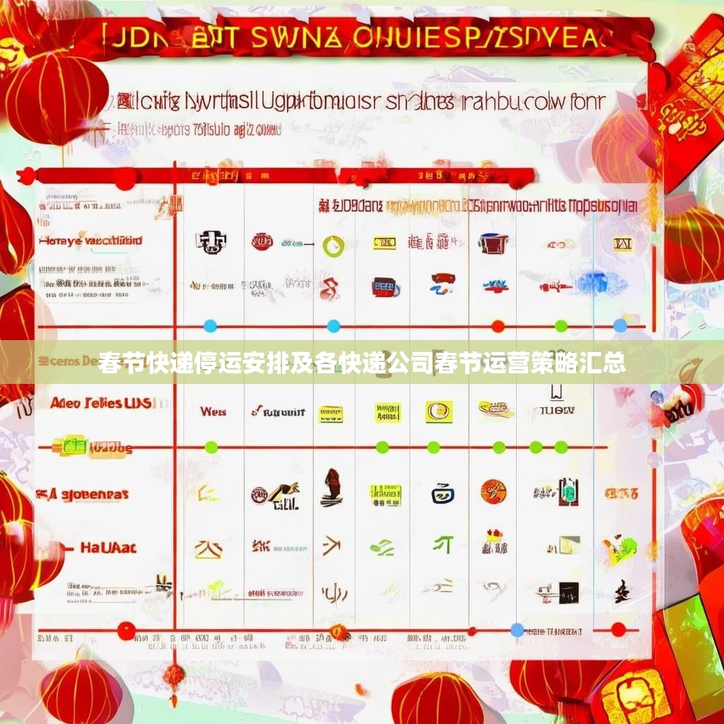 春节快递停运安排及各快递公司春节运营策略汇总