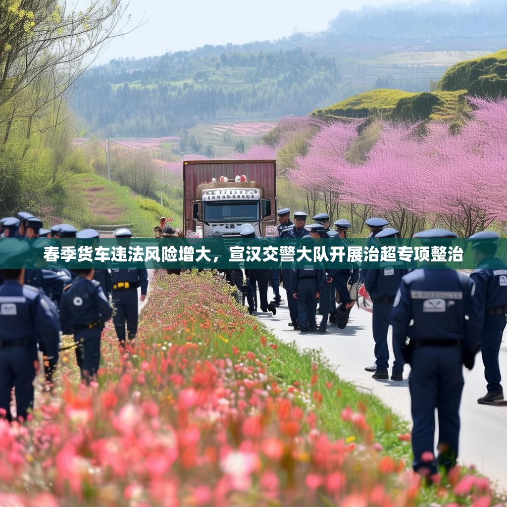 春季货车违法风险增大，宣汉交警大队开展治超专项整治