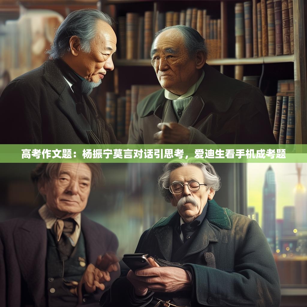 高考作文题：杨振宁莫言对话引思考，爱迪生看手机成考题