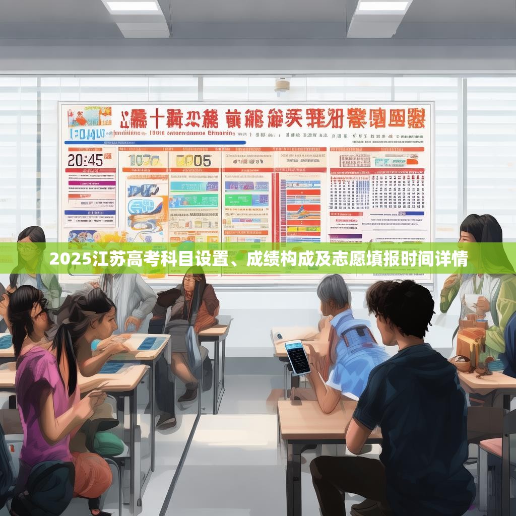 2025江苏高考科目设置、成绩构成及志愿填报时间详情