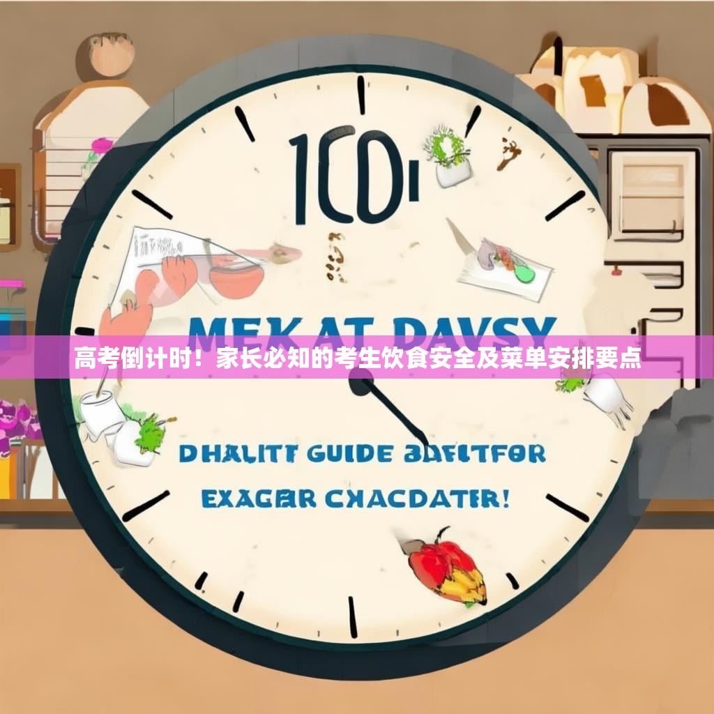 高考倒计时！家长必知的考生饮食安全及菜单安排要点