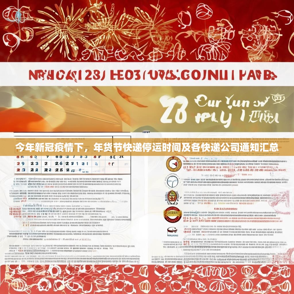 今年新冠疫情下，年货节快递停运时间及各快递公司通知汇总