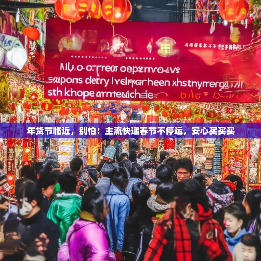 年货节临近，别怕！主流快递春节不停运，安心买买买