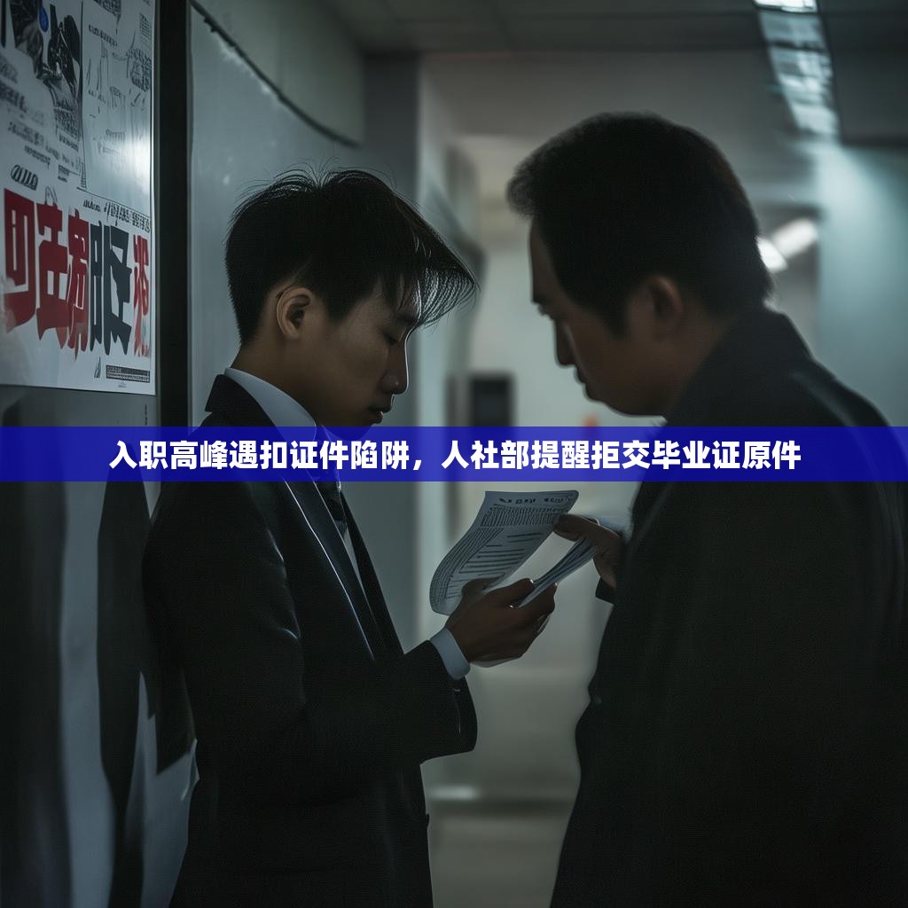 入职高峰遇扣证件陷阱，人社部提醒拒交毕业证原件