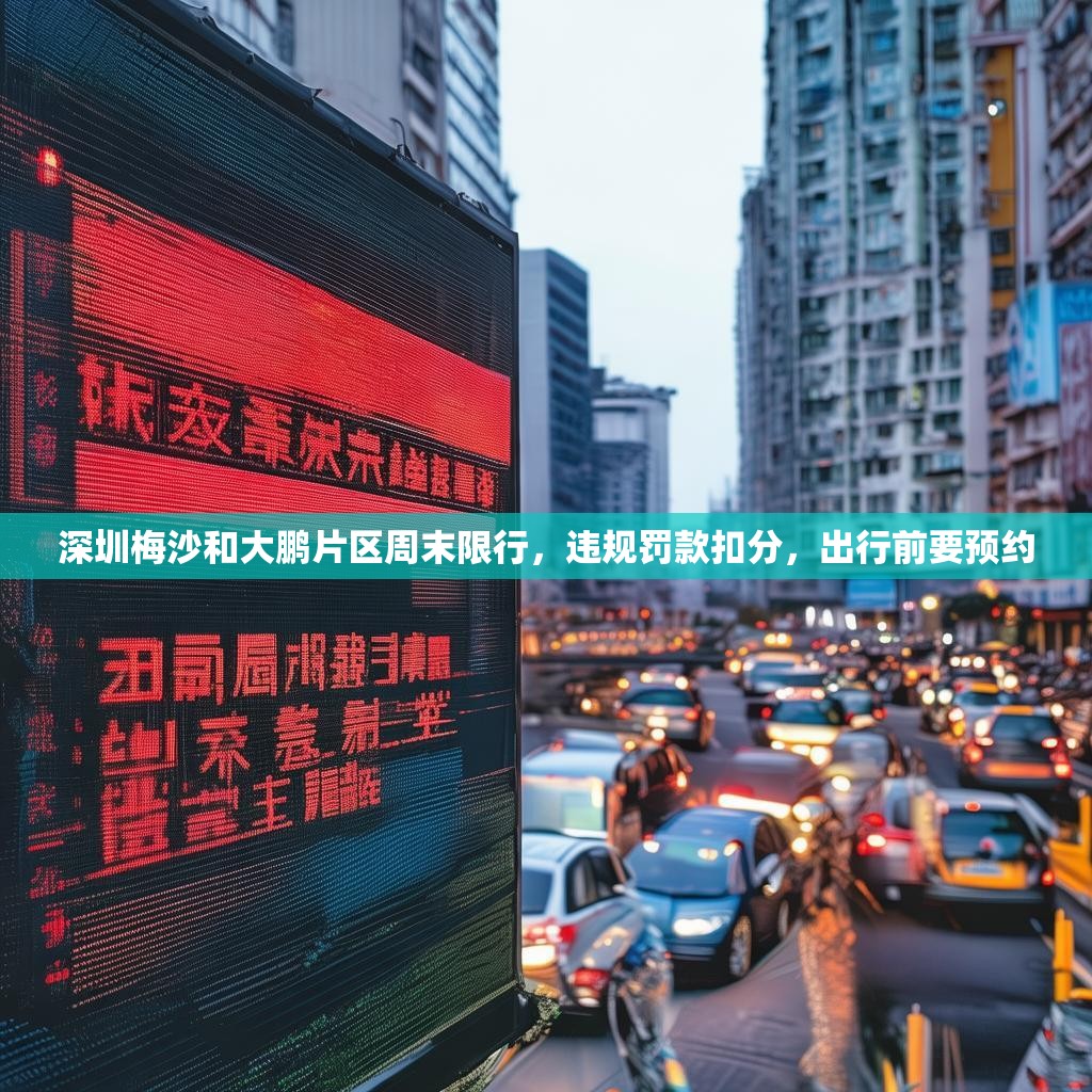 深圳梅沙和大鹏片区周末限行，违规罚款扣分，出行前要预约