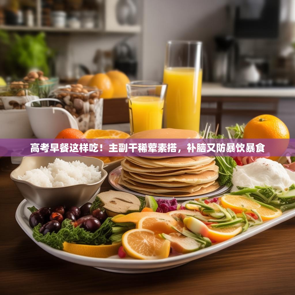 高考早餐这样吃！主副干稀荤素搭，补脑又防暴饮暴食