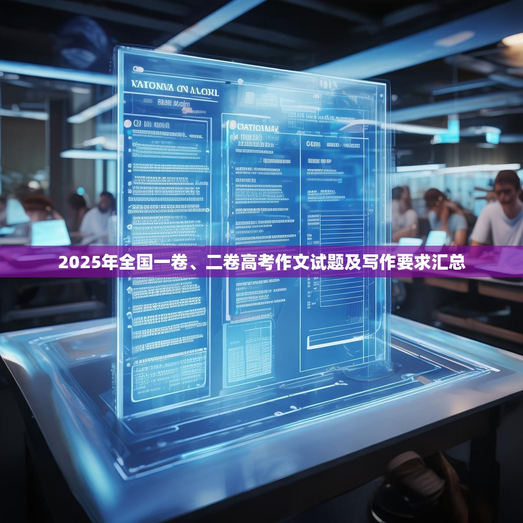 2025年全国一卷、二卷高考作文试题及写作要求汇总