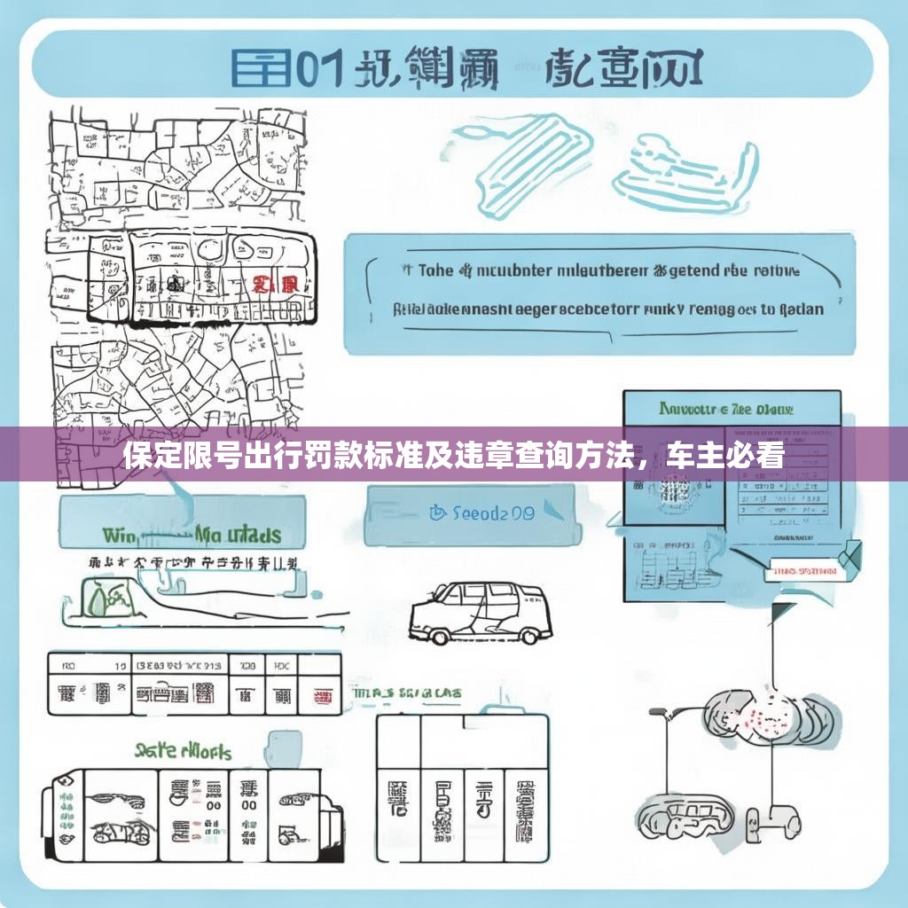 保定限号出行罚款标准及违章查询方法，车主必看
