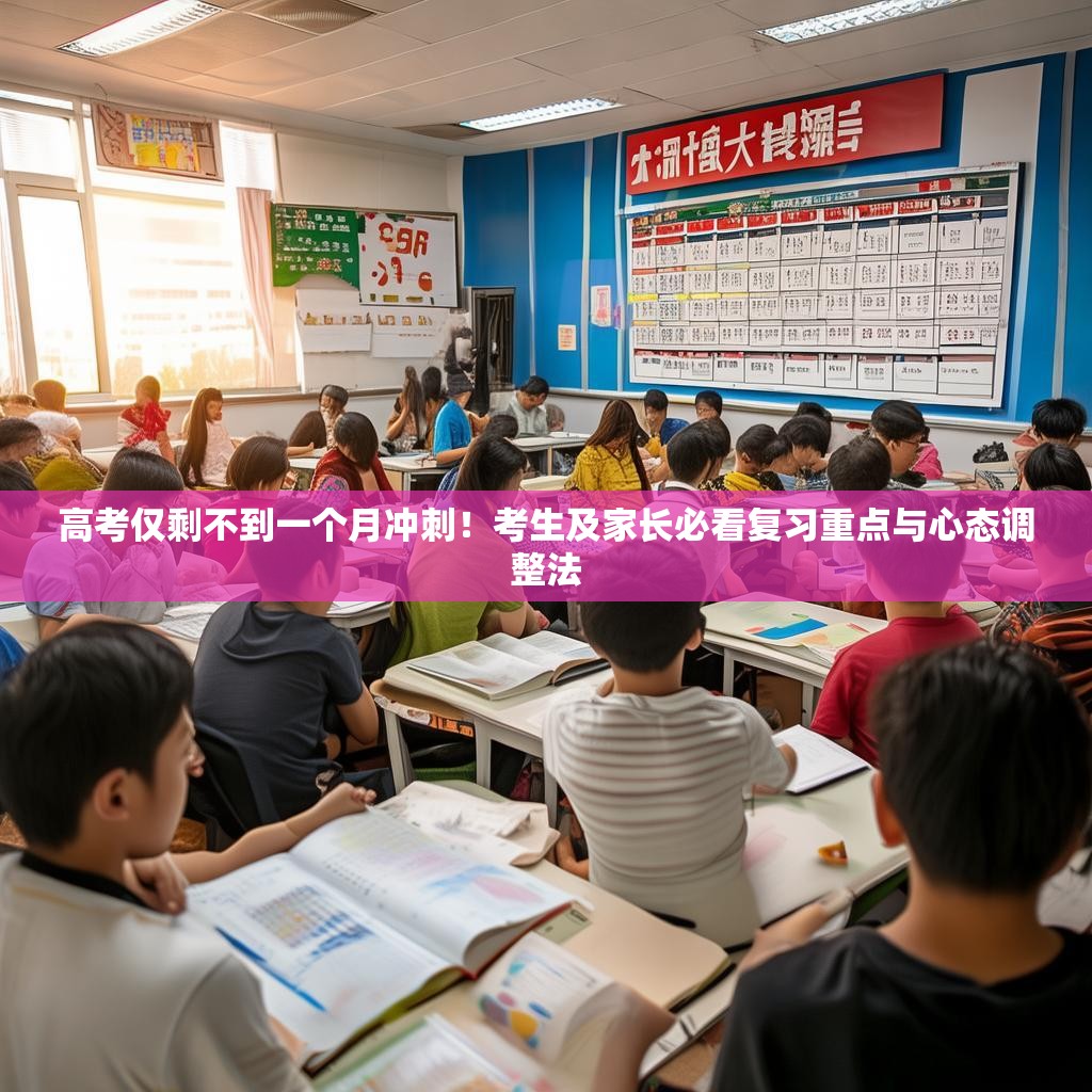 高考仅剩不到一个月冲刺！考生及家长必看复习重点与心态调整法