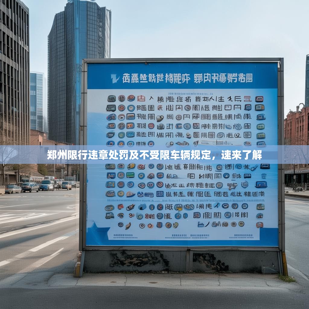 郑州限行违章处罚及不受限车辆规定，速来了解