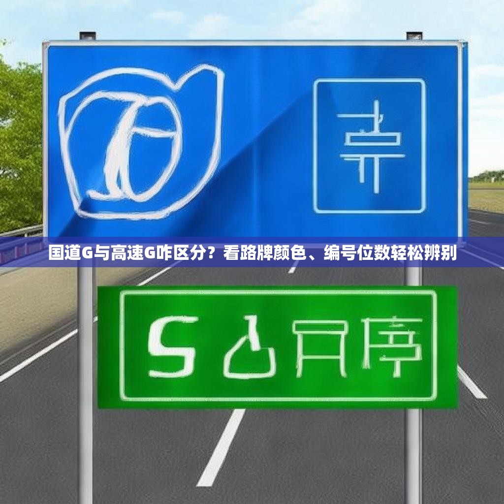 国道G与高速G咋区分？看路牌颜色、编号位数轻松辨别
