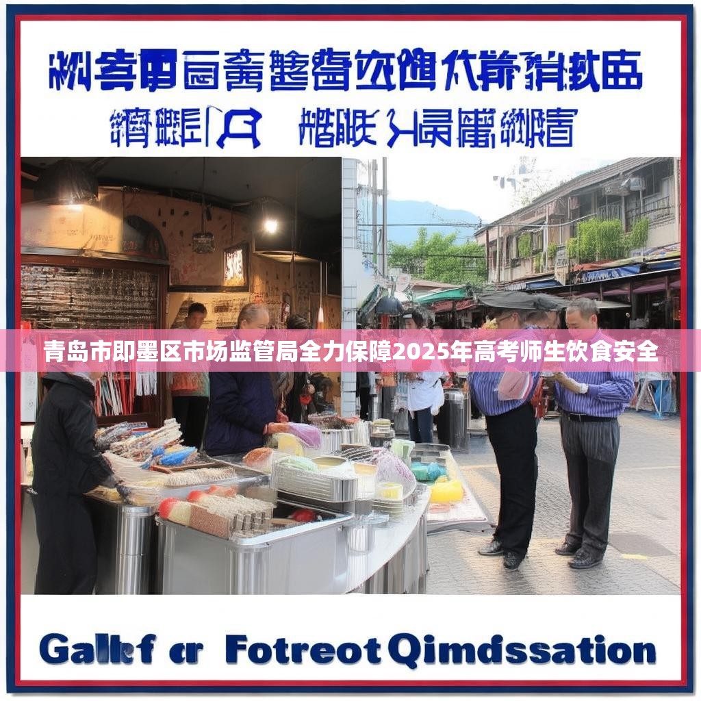 青岛市即墨区市场监管局全力保障2025年高考师生饮食安全