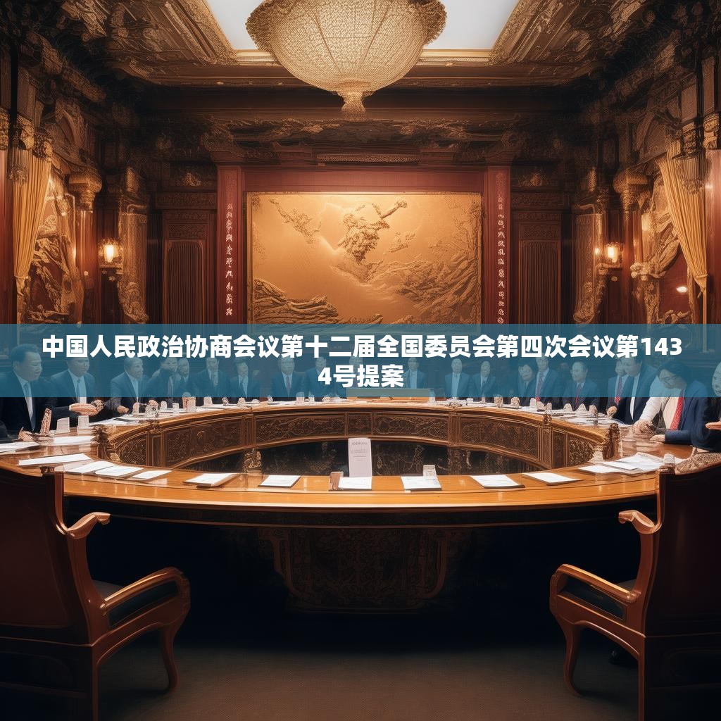 中国人民政治协商会议第十二届全国委员会第四次会议第1434号提案