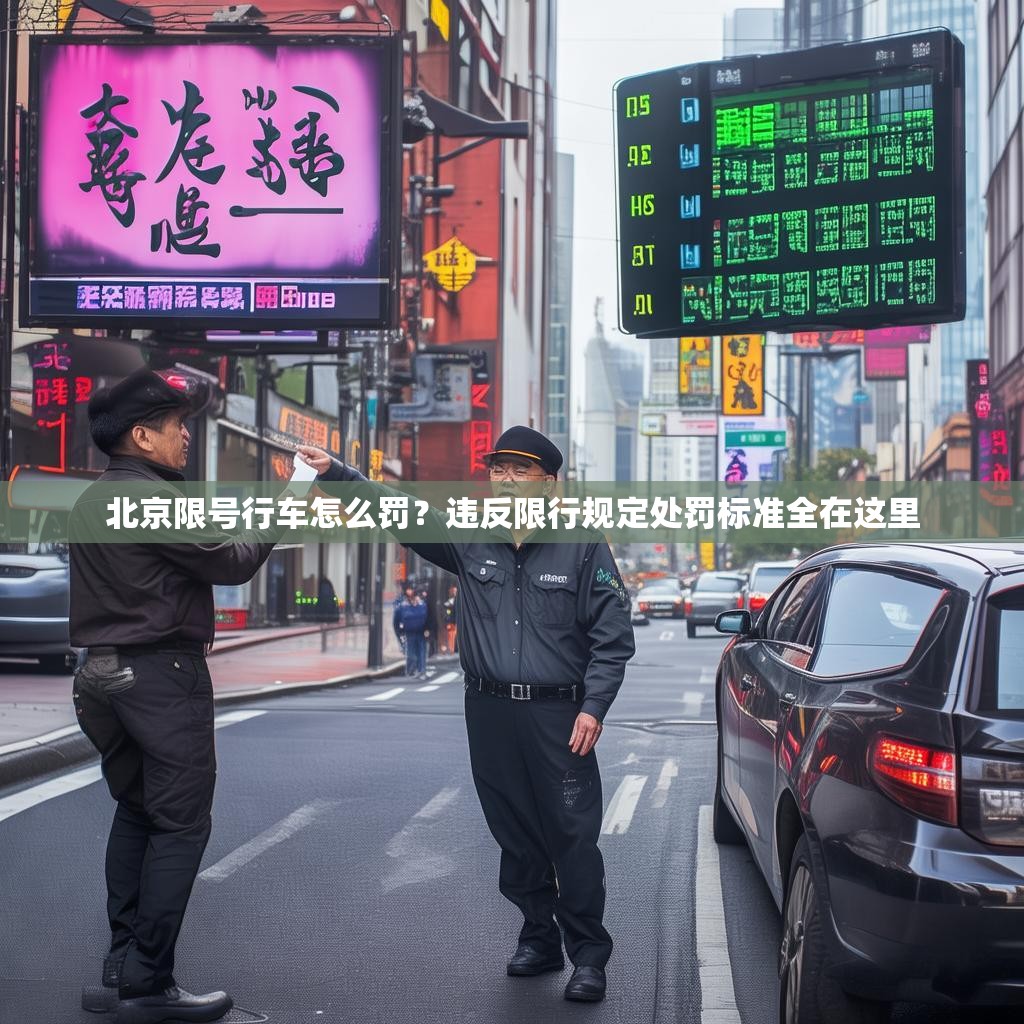 北京限号行车怎么罚？违反限行规定处罚标准全在这里