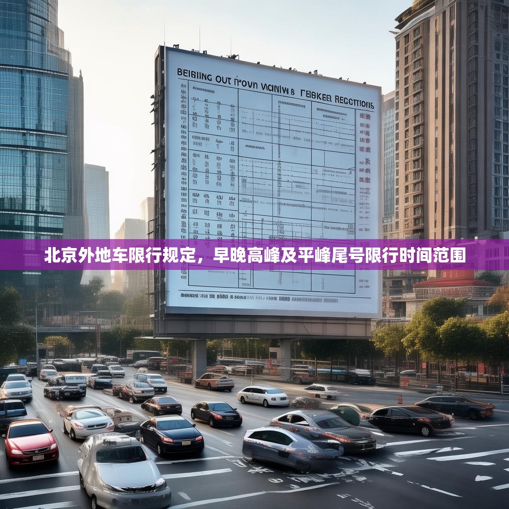 北京外地车限行规定，早晚高峰及平峰尾号限行时间范围