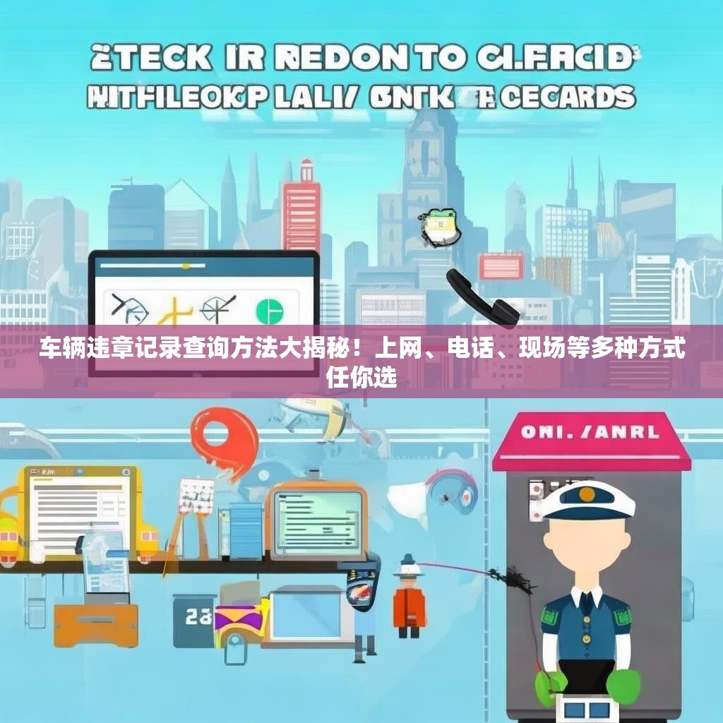 车辆违章记录查询方法大揭秘！上网、电话、现场等多种方式任你选