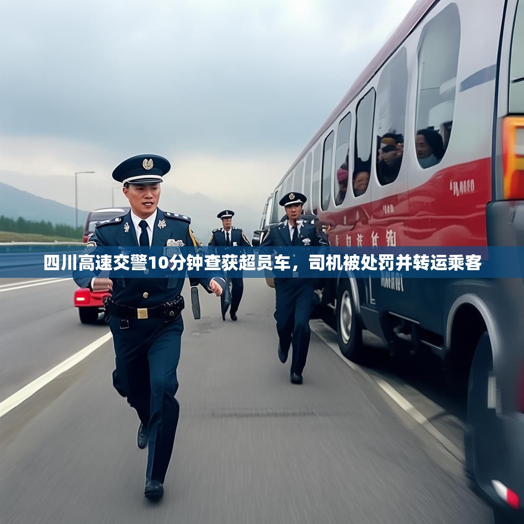 四川高速交警10分钟查获超员车，司机被处罚并转运乘客