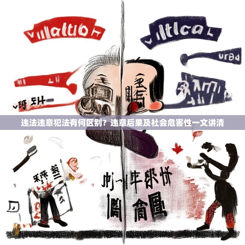 违法违章犯法有何区别？违章后果及社会危害性一文讲清