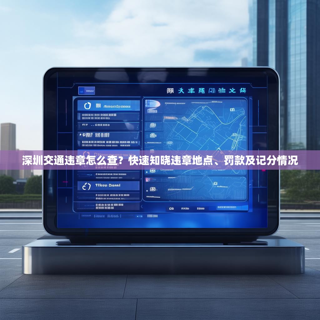 深圳交通违章怎么查？快速知晓违章地点、罚款及记分情况