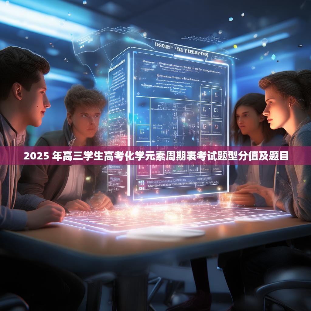 2025 年高三学生高考化学元素周期表考试题型分值及题目